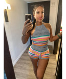 Fashion Halter Sweater Set
