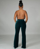 Micro-Flare Mid Waist Casual Pants