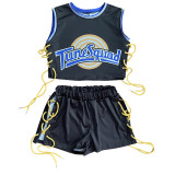 Two-Piece Sleeveless Summer Sports Suit