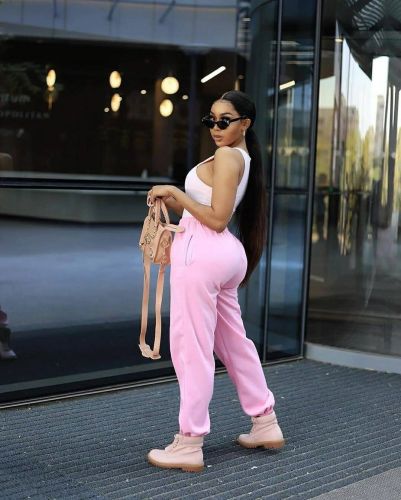 Solid Color Air Layer Pants