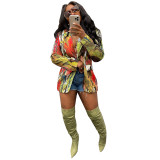 Fashion Casual Printed Jacket