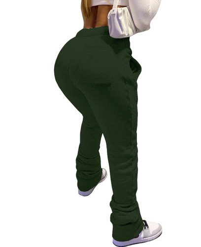 Casual Sports Drawstring Pants with Pockets