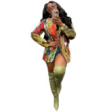 Fashion Casual Printed Jacket