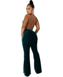 Micro-Flare Mid Waist Casual Pants