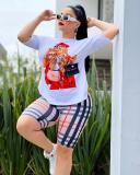 Summer Fashion Digital Printing Two-piece Set