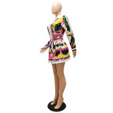 Ladies Office Cardigan Pleated Skirt Workwear Set