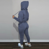 Womens 2 Pieces Joggers Outfits Long Sleeve Hoodie Sweatshirt and Skinny Pants Sports Sets