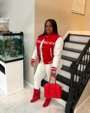 Fashion Single-breasted Embroidered Long Sleeve Coat