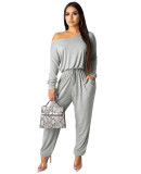 Women Off Shoulder Party Playsuit Romper Jumpsuit Casual Loungewear