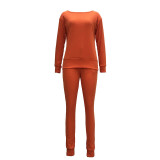 Women's Lady Tracksuit Sweatshirt Pants Set