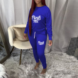 Winter Printed Womens 2 Two Piece Sets Tracksuit Stacked Matching Sets