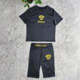 Summer Fashion Print Casual Two Pieces Short Set