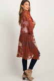 Lace Mesh Embroidered Beach Cardigan