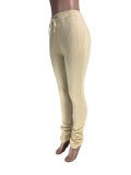 Casual Sports Drawstring Pants with Pockets