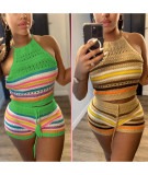 Fashion Halter Sweater Set