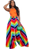 Casual Loose Printed Trousers