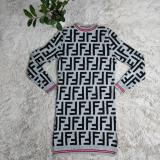 Ladies Bodycon Skirt Knitted Sweater Dresses