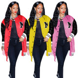 Autumn Winter Fashion Thick Baseball Uniform Jacket