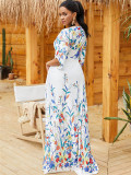 Printed Beach Cardigan
