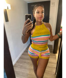 Fashion Halter Sweater Set