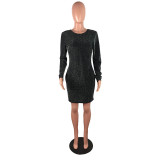 Sexy Backless Lace Mini Dress