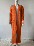 Winter Knit Twist Cardigan Sweater