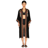 Cotton Embroidered Beach Cardigan