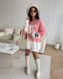 2022 Winter Simple Letter Knitted Sweater