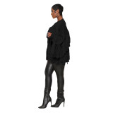 Falling For Fringe Knit Sweater