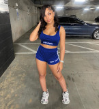Trendy Print Tracksuits Shorts Two-Piece Set