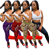 Fall Printed Camouflage Sweatpants