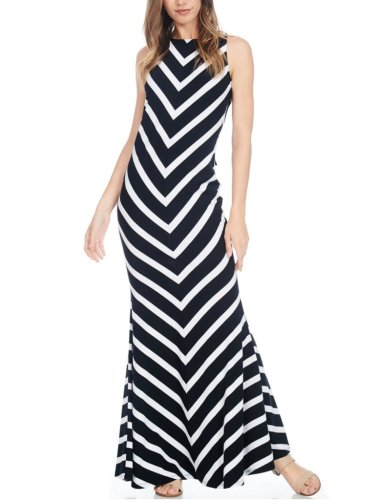 Casual Sleeveless Backless Maxi Dress