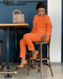 Solid Top & Pants Set