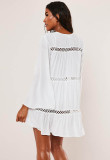 Cotton Patchwork Beach Blouse