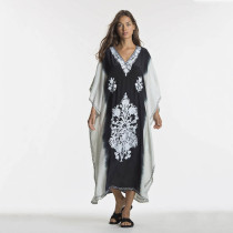 Beach Cotton Positioning Flower Beach Dress Beach Cotton Positioning Flower Beach Dress