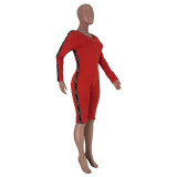 Casual Webbing Jumpsuit
