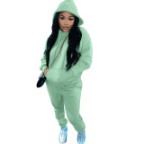 Womens 2 Pieces Joggers Outfits Long Sleeve Hoodie Sweatshirt and Skinny Pants Sports Sets
