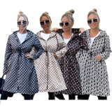 2022 New Women's Windbreaker Double Coat