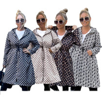 2022 New Women's Windbreaker Double Coat