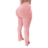 Women 3 Piece Sets Sexy Lingerie Lounge Wear Set Pink Pyjamas Female Nightwear Cardigan Sleepwear