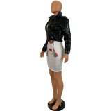 Solid Color Thick Cotton Coat