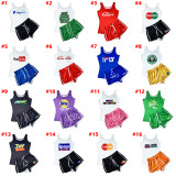 Sexy Graphic Print Vest Yoga Short Set