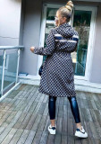 2022 New Women's Windbreaker Double Coat