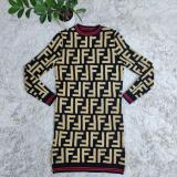 Ladies Bodycon Skirt Knitted Sweater Dresses