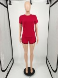 Solid Color Sports Women Outfits Two Piece Set Clothing