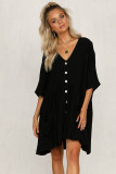 Button Beach Dress