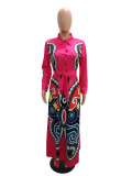 Casual Print Butterfly Swing Dress
