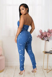 Strapless Meet Me At Nine Jumpsuit