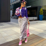 Trendy Printed Single-breasted Baseball Jacket
