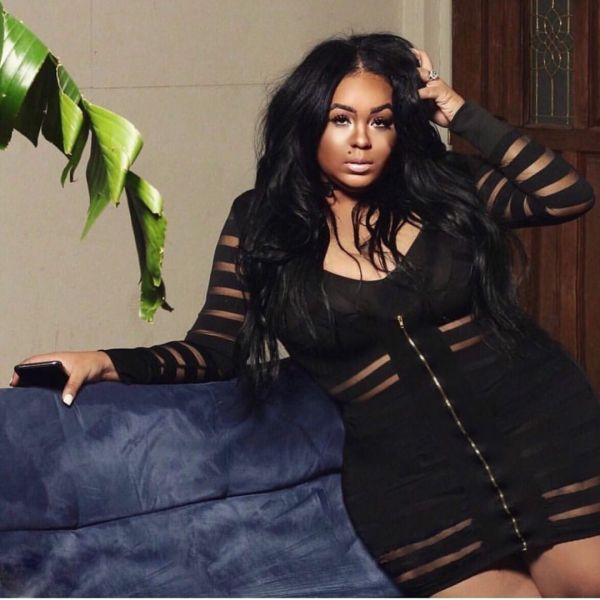 Plus Size Lace Sexy See Through Mini Dress